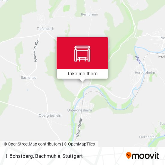 Höchstberg, Bachmühle map