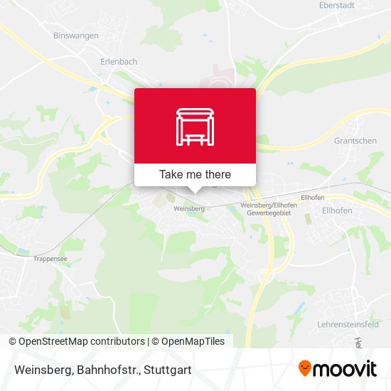 Карта Weinsberg, Bahnhofstr.