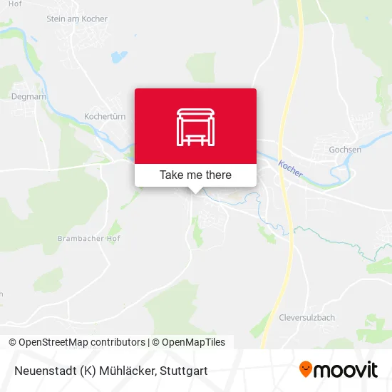 Карта Neuenstadt (K) Mühläcker