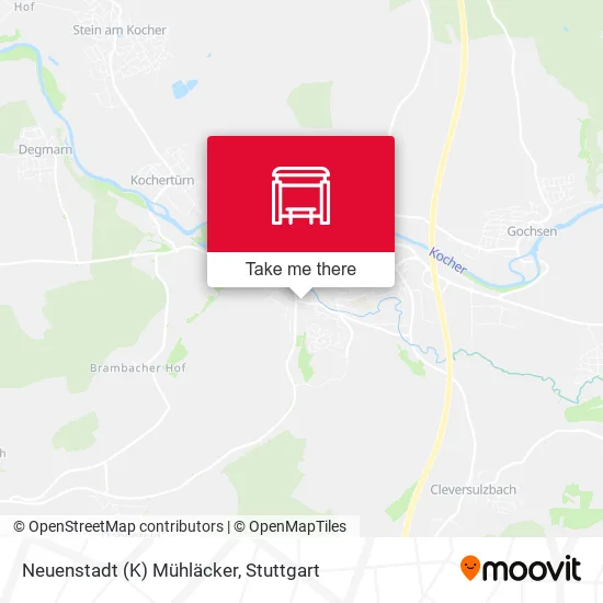 Карта Neuenstadt (K) Mühläcker