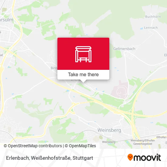 Карта Erlenbach, Weißenhofstraße