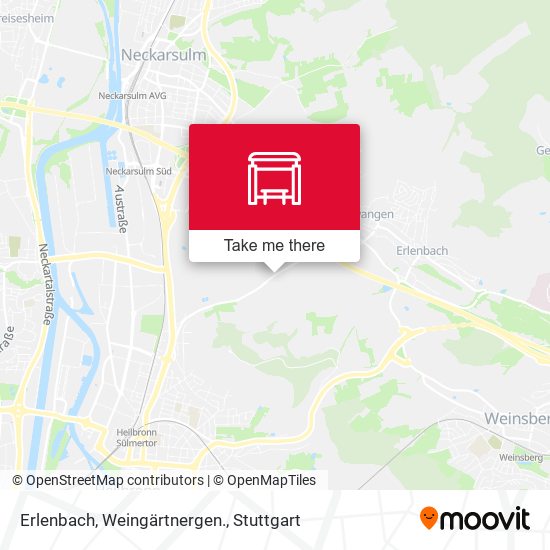 Карта Erlenbach, Weingärtnergen.