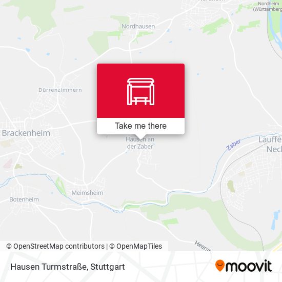 Hausen Turmstraße map