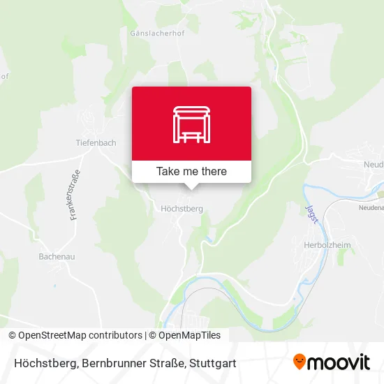 Карта Höchstberg, Bernbrunner Straße