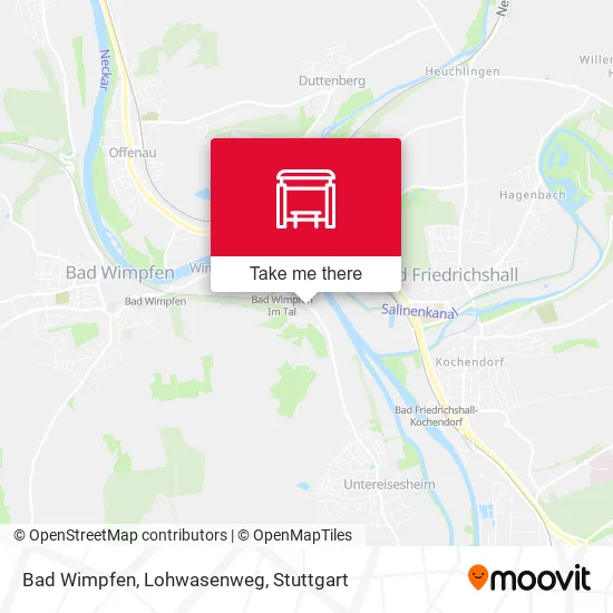Карта Bad Wimpfen, Lohwasenweg