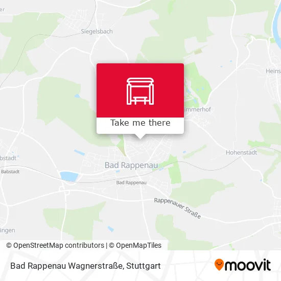 Карта Bad Rappenau Wagnerstraße