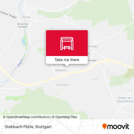 Карта Stebbach Flürle