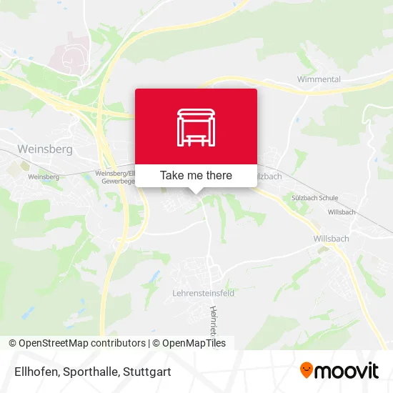 Карта Ellhofen, Sporthalle