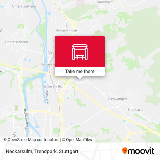 Карта Neckarsulm, Trendpark
