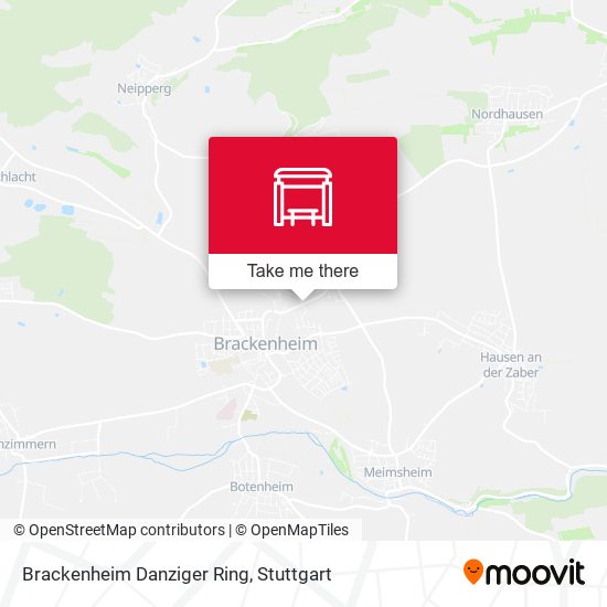 Brackenheim Danziger Ring map
