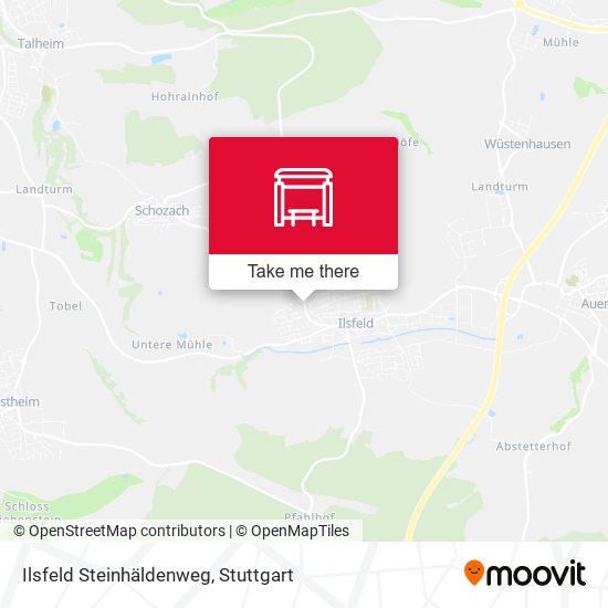 Ilsfeld Steinhäldenweg map