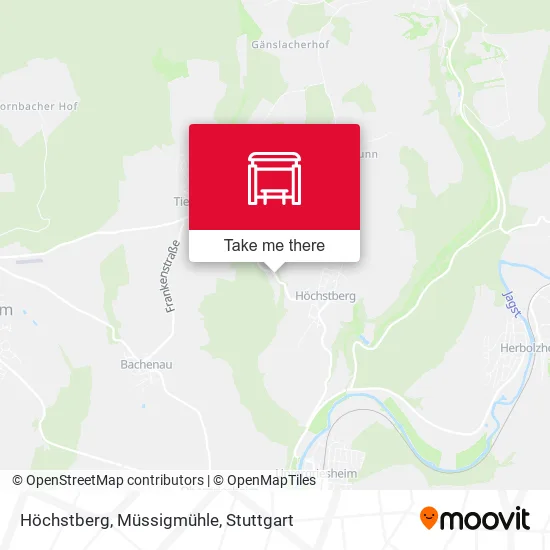 Карта Höchstberg, Müssigmühle