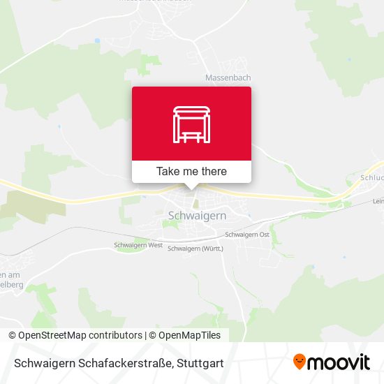 Schwaigern Schafackerstraße map