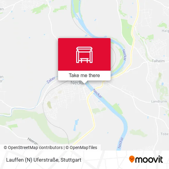 Карта Lauffen (N) Uferstraße