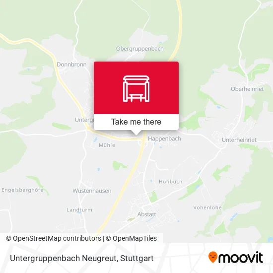 Карта Untergruppenbach Neugreut