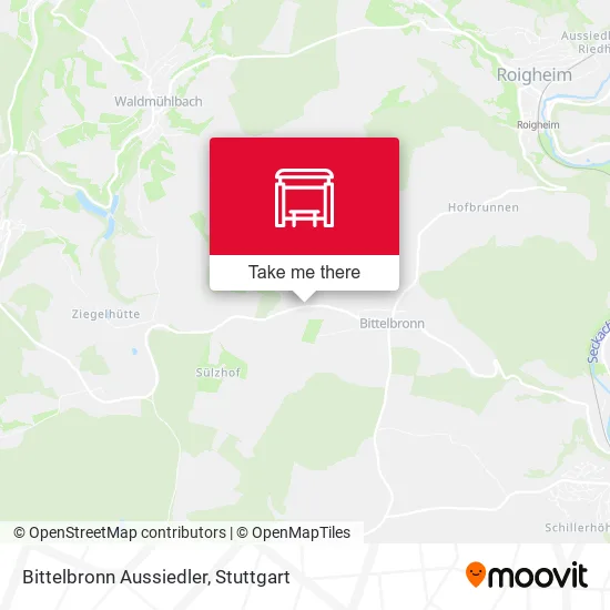 Карта Bittelbronn Aussiedler