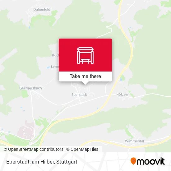 Карта Eberstadt, am Hilber