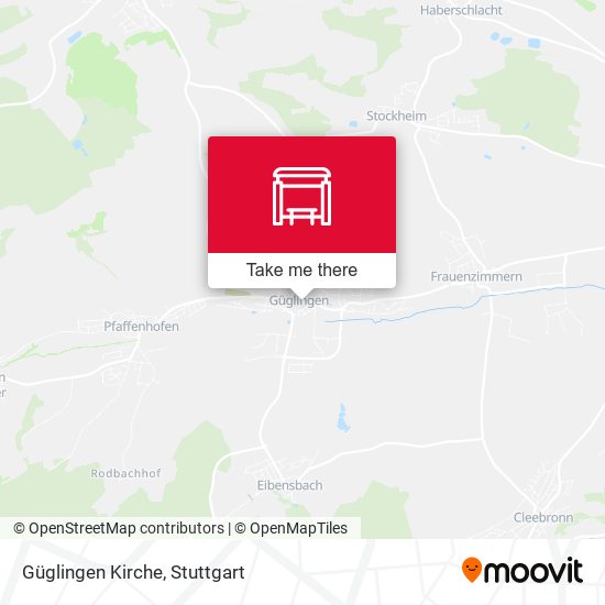 Güglingen Kirche map