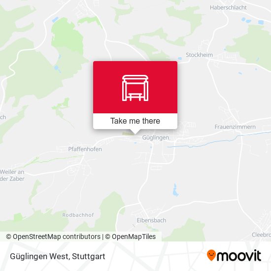 Güglingen West map