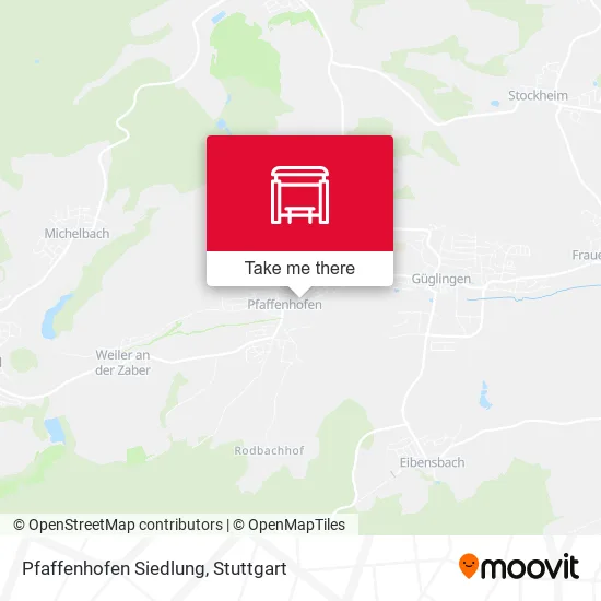 Карта Pfaffenhofen Siedlung