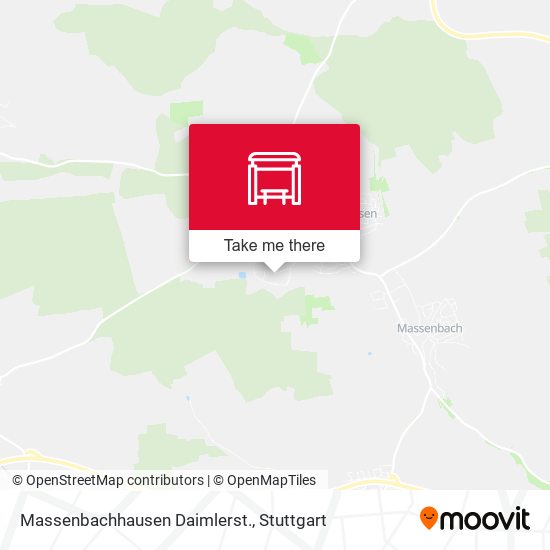 Massenbachhausen Daimlerst. map
