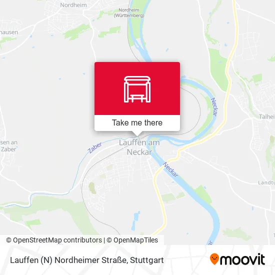 Карта Lauffen (N) Nordheimer Straße