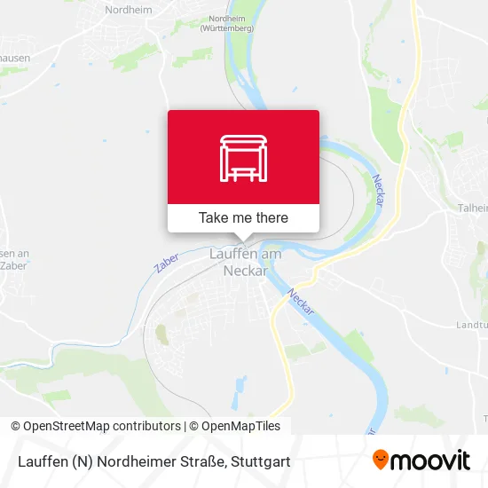 Карта Lauffen (N) Nordheimer Straße