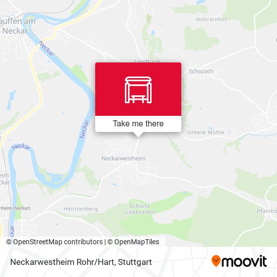 Neckarwestheim Rohr/Hart map
