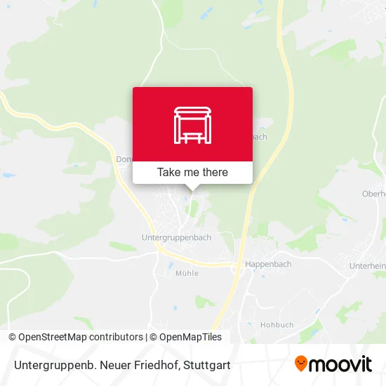 Карта Untergruppenb. Neuer Friedhof