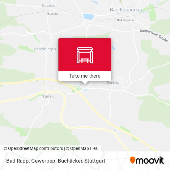 Bad Rapp. Gewerbep. Buchäcker map