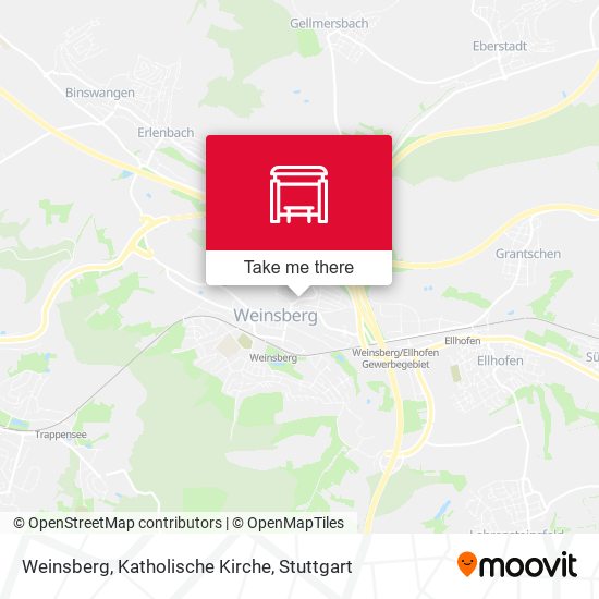 Карта Weinsberg, Katholische Kirche