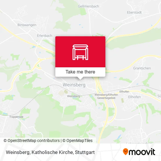 Карта Weinsberg, Katholische Kirche