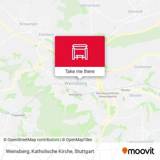 Карта Weinsberg, Katholische Kirche