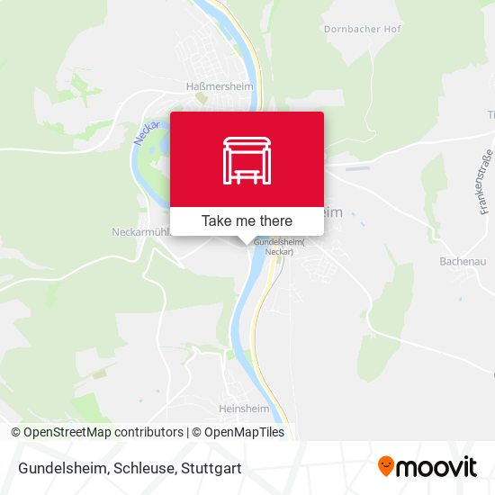 Карта Gundelsheim, Schleuse