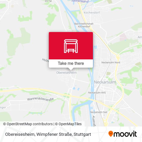 Obereisesheim, Wimpfener Straße map