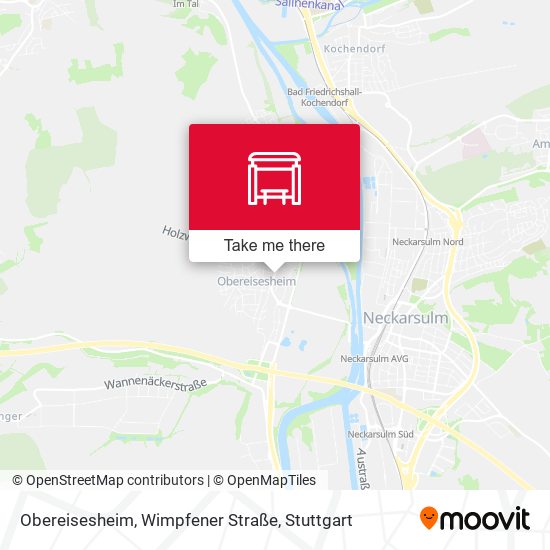 Obereisesheim, Wimpfener Straße map