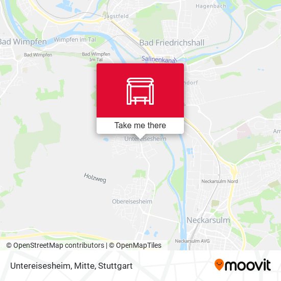 Карта Untereisesheim, Mitte