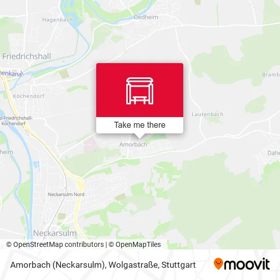 Карта Amorbach (Neckarsulm), Wolgastraße