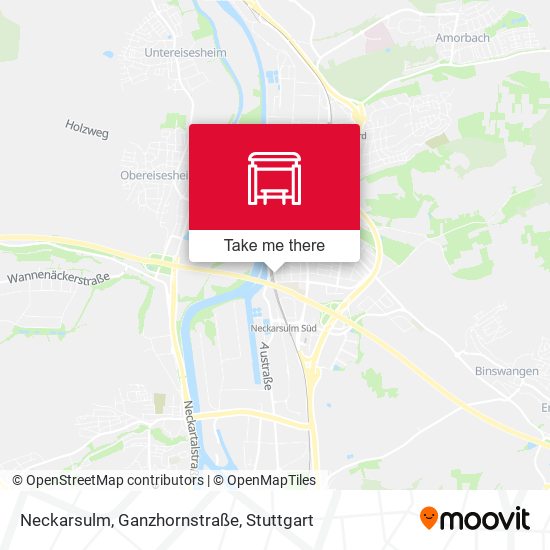 Карта Neckarsulm, Ganzhornstraße