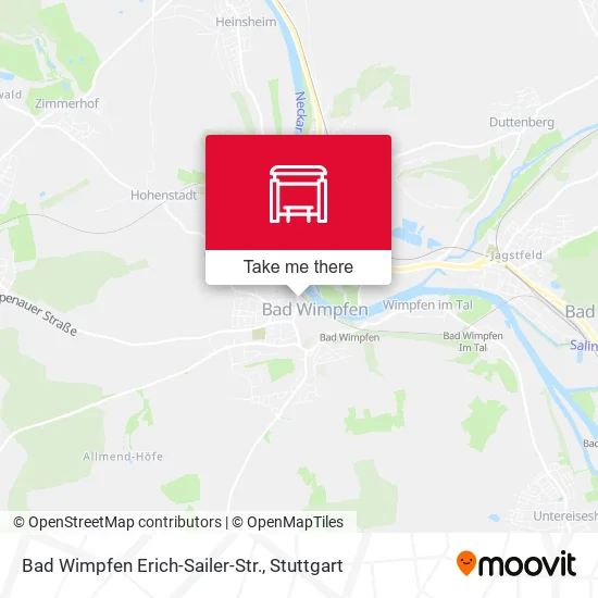 Карта Bad Wimpfen Erich-Sailer-Str.