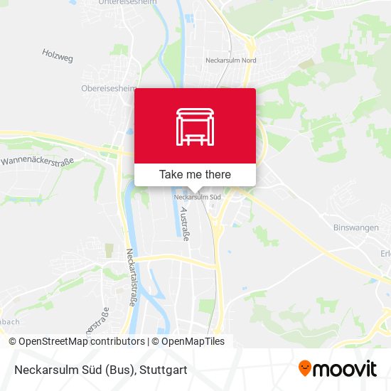 Neckarsulm Süd (Bus) map