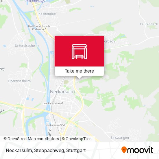 Карта Neckarsulm, Steppachweg