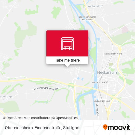 Карта Obereisesheim, Einsteinstraße