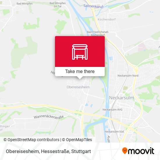 Obereisesheim, Hessestraße map