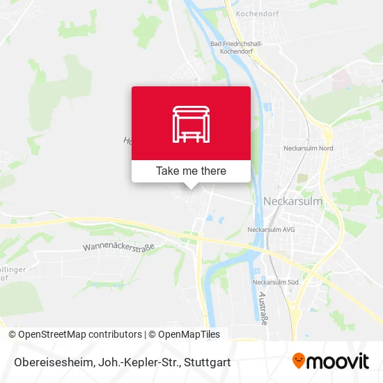 Карта Obereisesheim, Joh.-Kepler-Str.