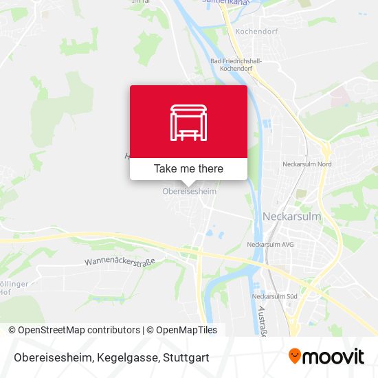 Obereisesheim, Kegelgasse map