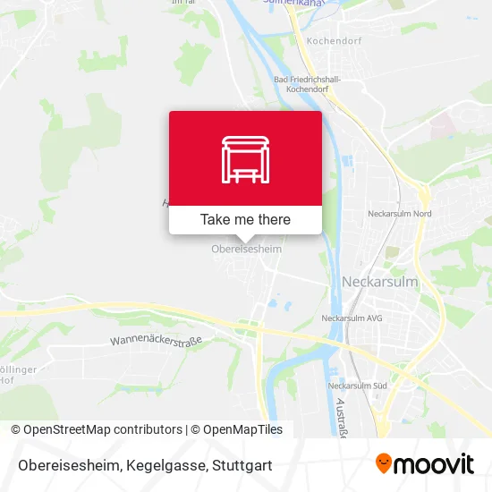 Карта Obereisesheim, Kegelgasse