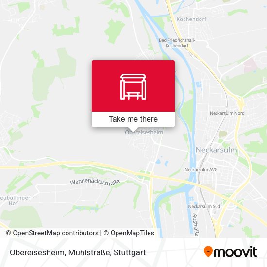 Obereisesheim, Mühlstraße map