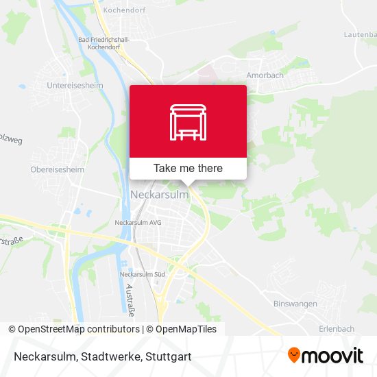 Карта Neckarsulm, Stadtwerke
