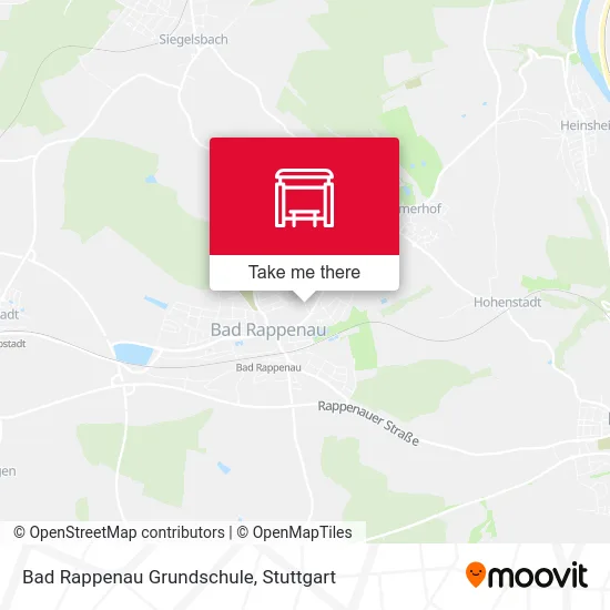 Карта Bad Rappenau Grundschule